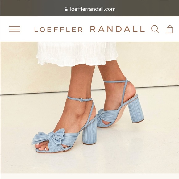 Loeffler Randall Camellia Blue Heel 